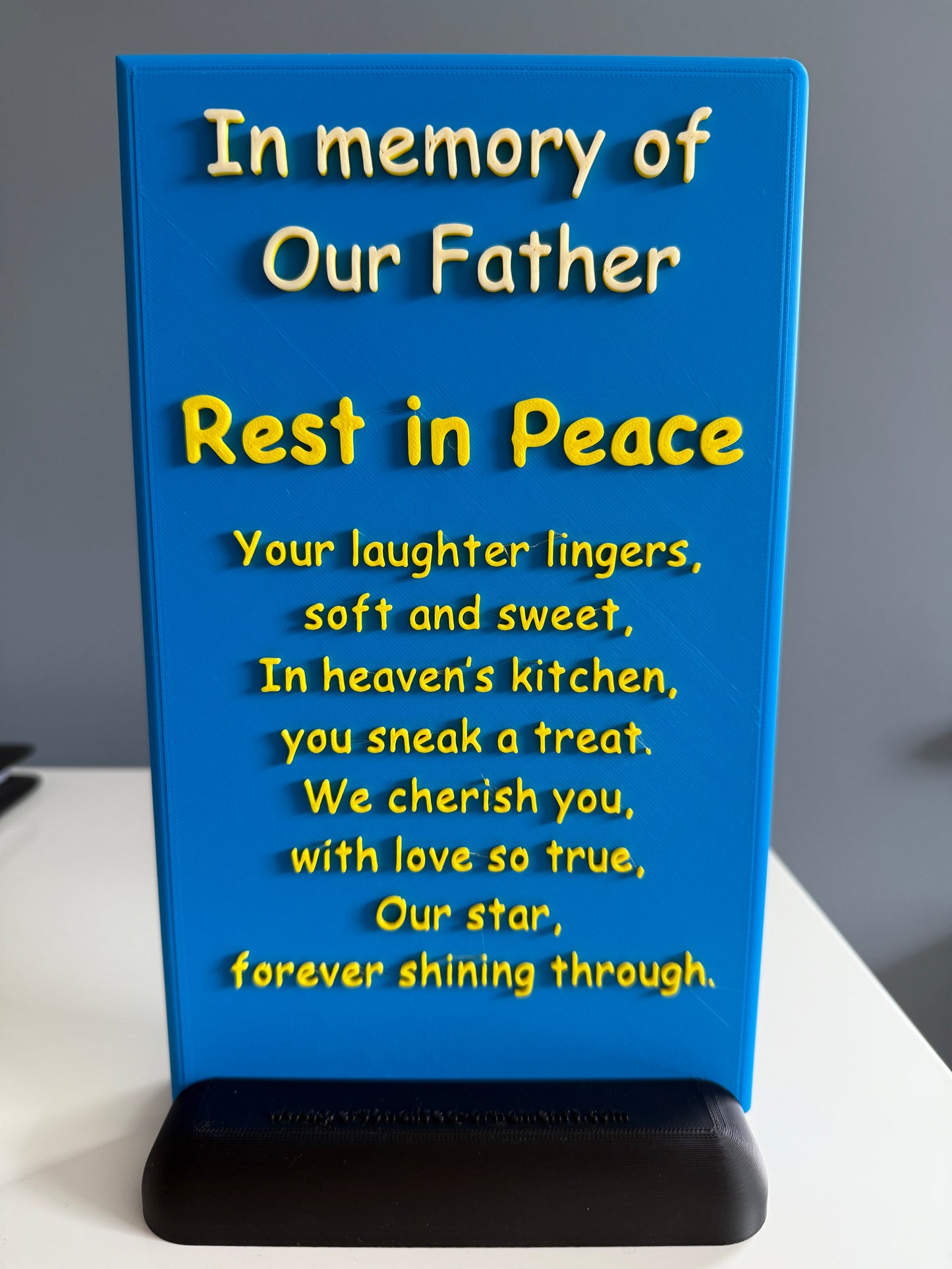 Father Memorial, an ode to a foodie.