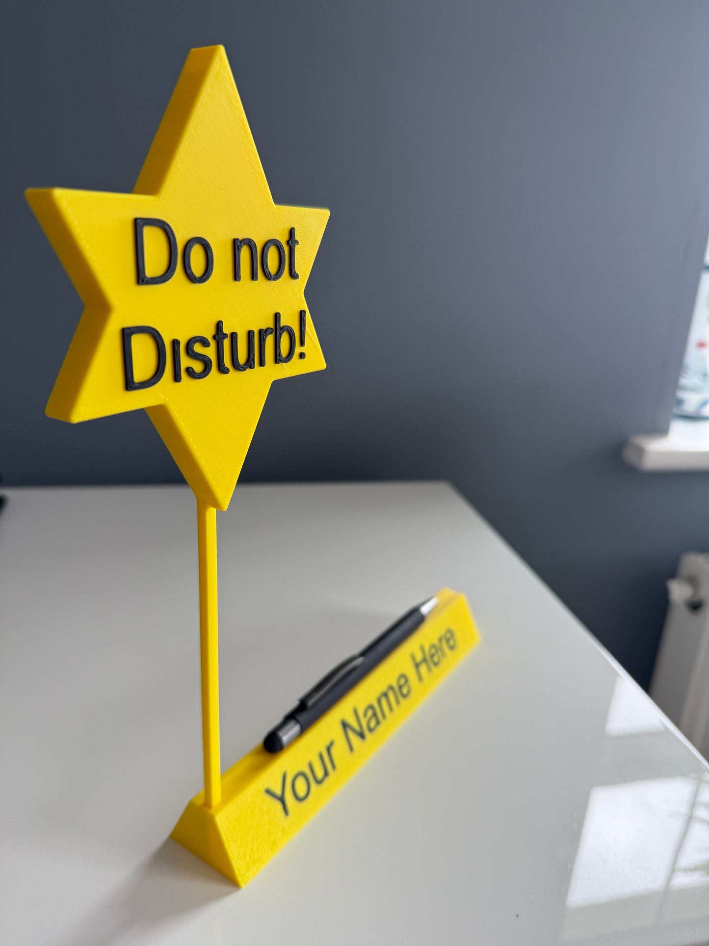 Name Plate, Pen Holder and Award (or message holder)