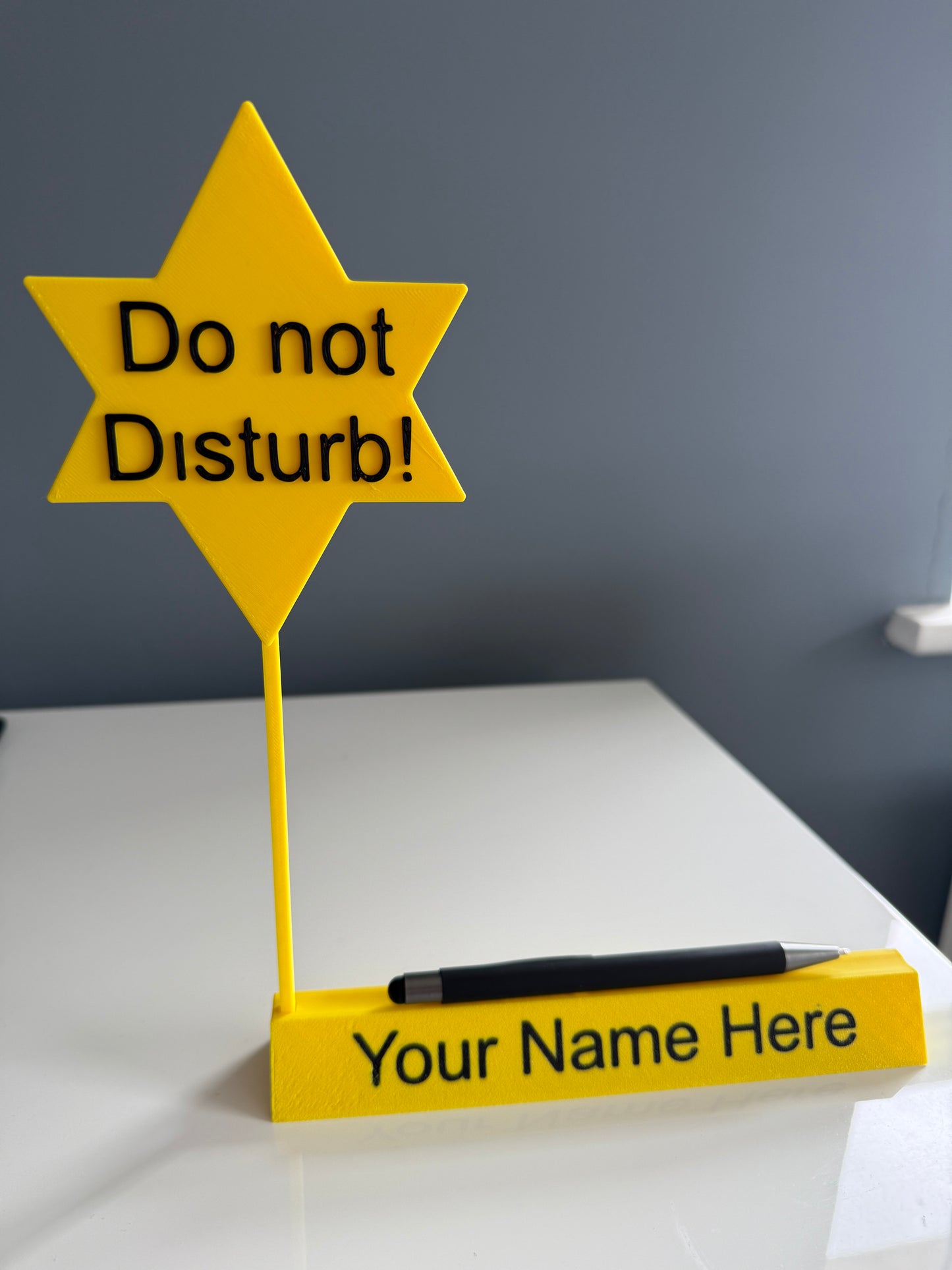 Name Plate, Pen Holder and Award (or message holder)