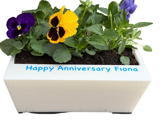 Planter for window cill, garden or grave
